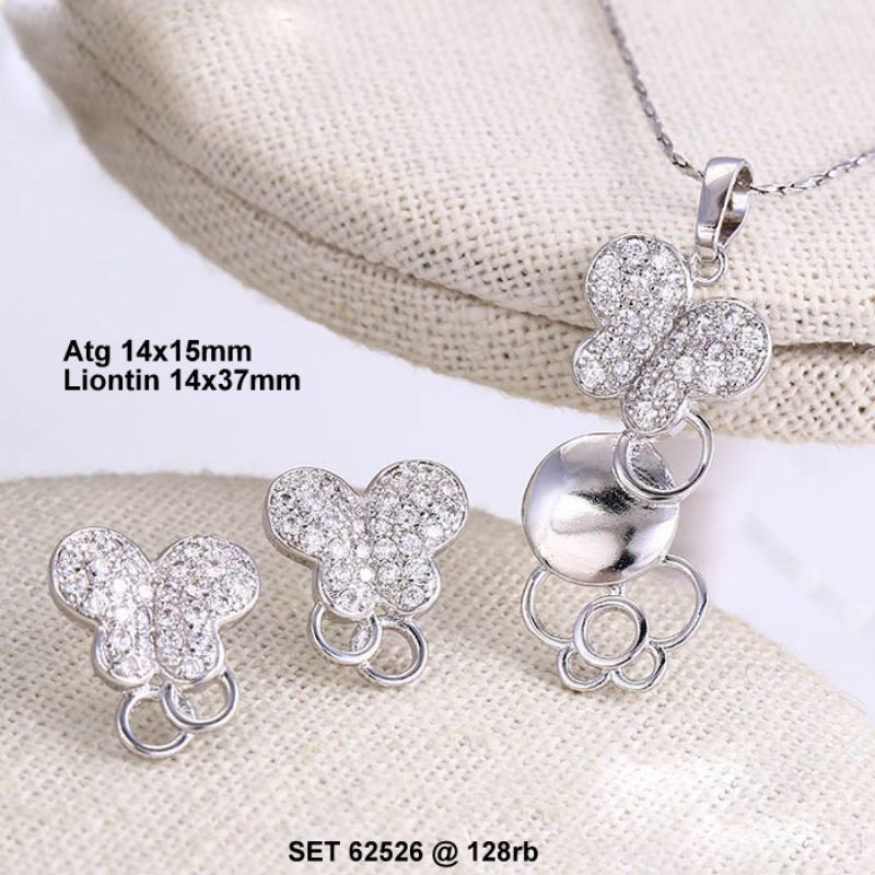 set perhiasan xuping putih 62526