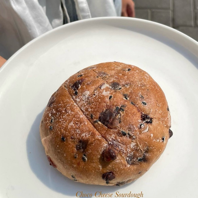 

Chocolate cheeese sourdough