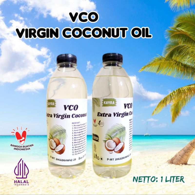 

Virgin Coconut Oil (VCO) 1 Liter / Minyak Kelapa 1 Liter