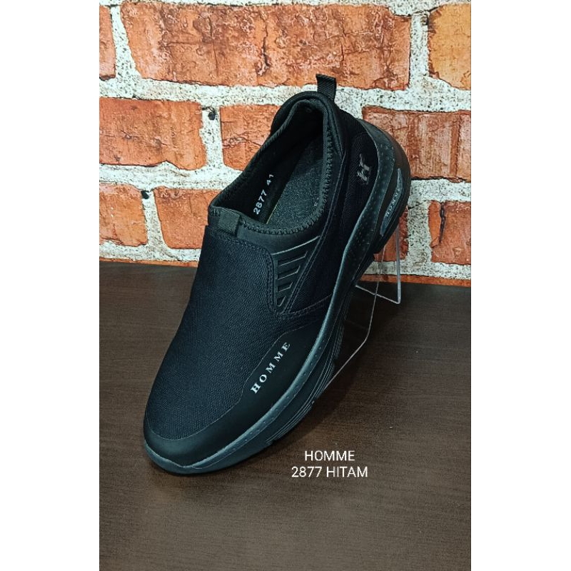 HOMME paris sepatu pria, sepatu cowok, sepatu santai/casual, sneakers keren & modis tapak ringan dan