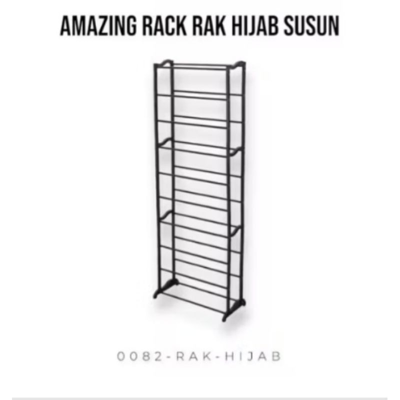 Rak Hijab Susun 10