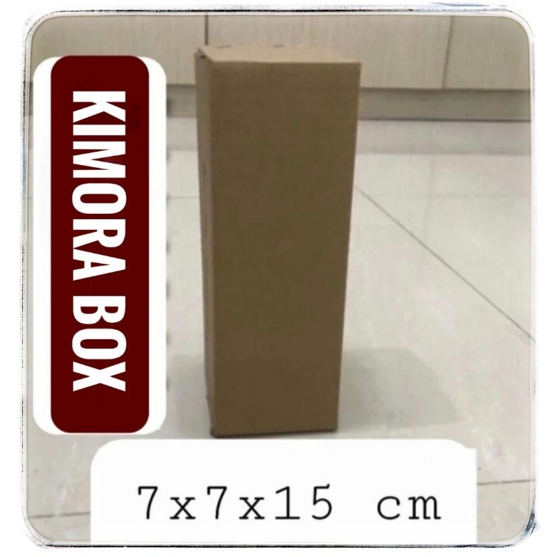 

kardus karton box uk.7x7x15 cm...SHEET (ST) luar dalam polos