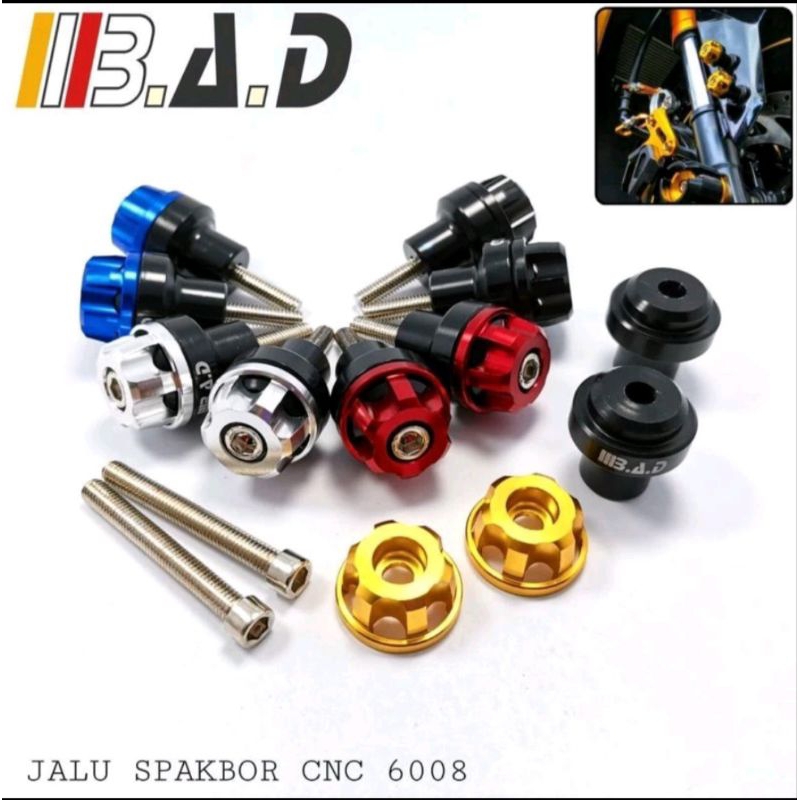 BAUT JALU SPAKBOR / MONEL BAUT KNALPOT / BAUT MONEL PLAT NOMOR UNIVERSAL NMAX AEROX PCX ADV DLL