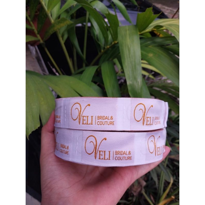 

label woven/ label baju custom