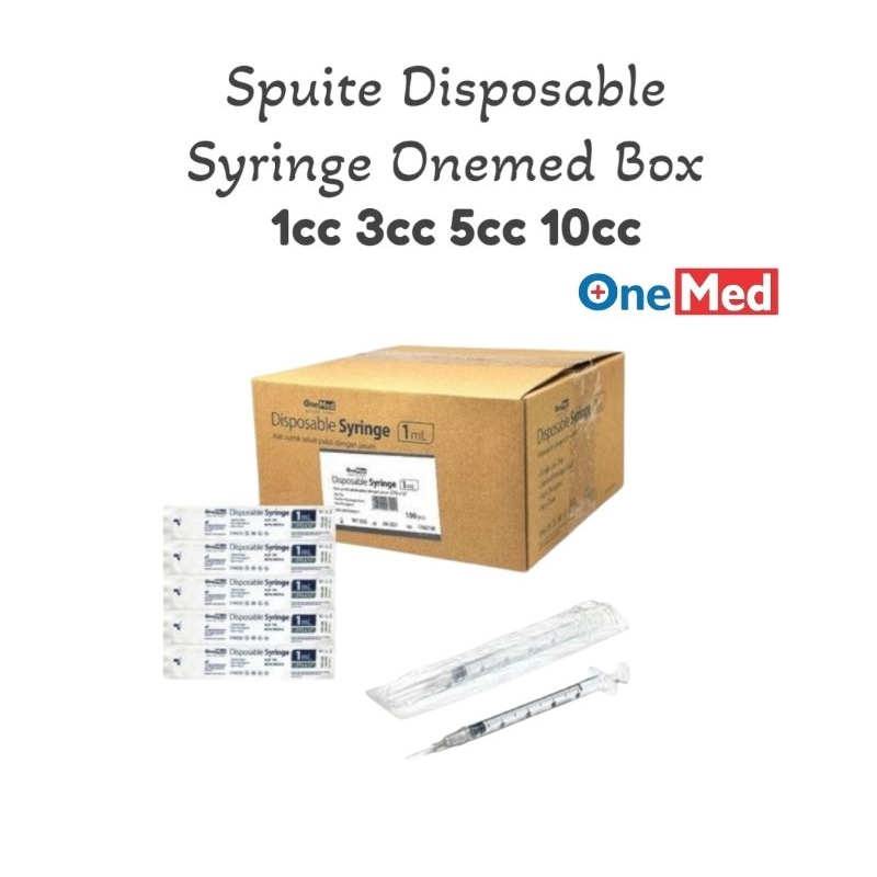 Spuit Onemed 1cc 3cc 5cc 10cc Box