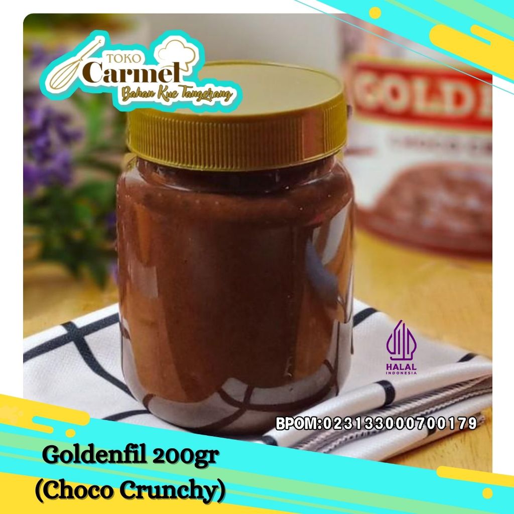 Selai Goldenfil Crunchy 200gr - FREE Bubble Wrap 2