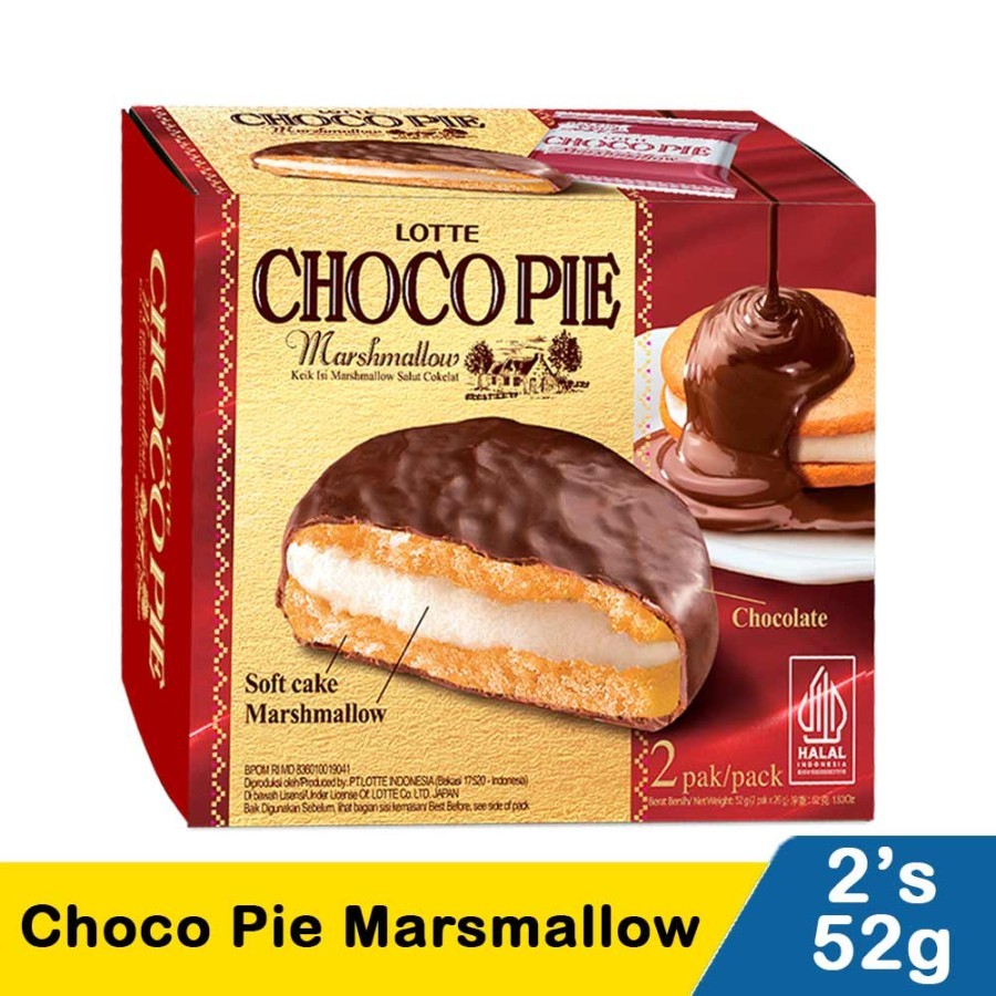 

LOTTE CHOCO PIE MARSMALLOW (2'S) BOX 56/52g