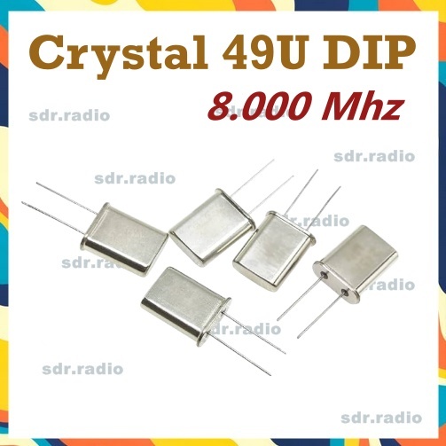 Crystal 8MHZ XTAL 8.000 mhz 8 mhz Kristal 8000 mhz 49U