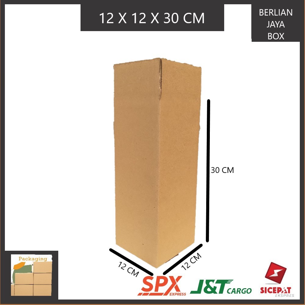 

KARDUS PACKING SINGGLE WALL UKURAN P12xL12xT30