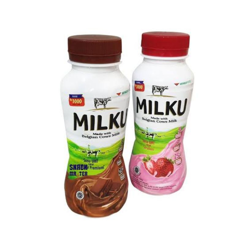 

Susu UHT Milku 200 ml Strawberry