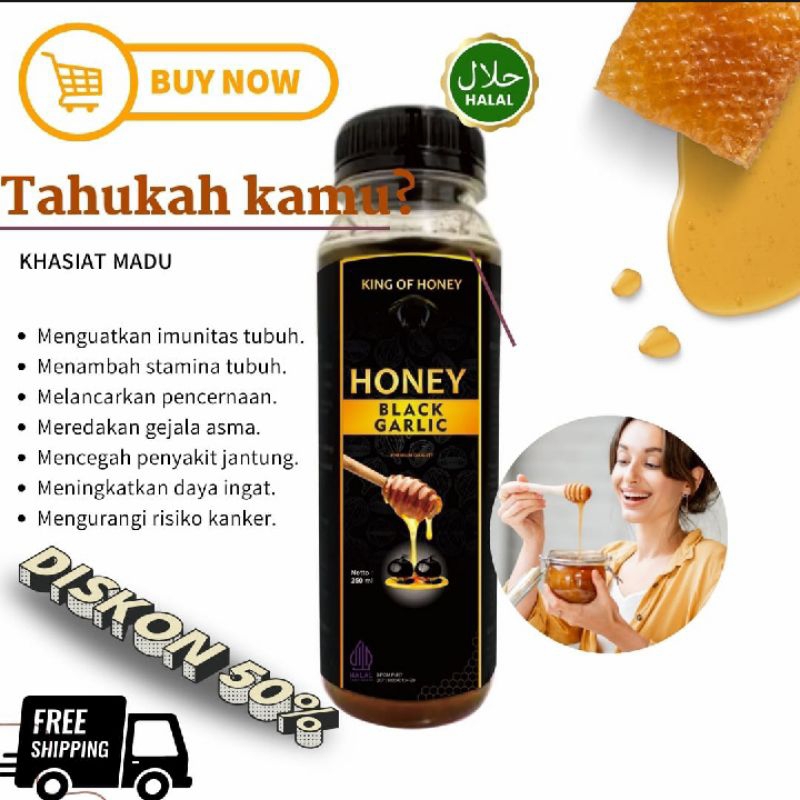 

MADU TAHAN LAMA HONEY BLACK GARLIC BAWANG HITAM 250 ML ORIGINAL OBAT ALAMI MENINGKATKAN STAMINA