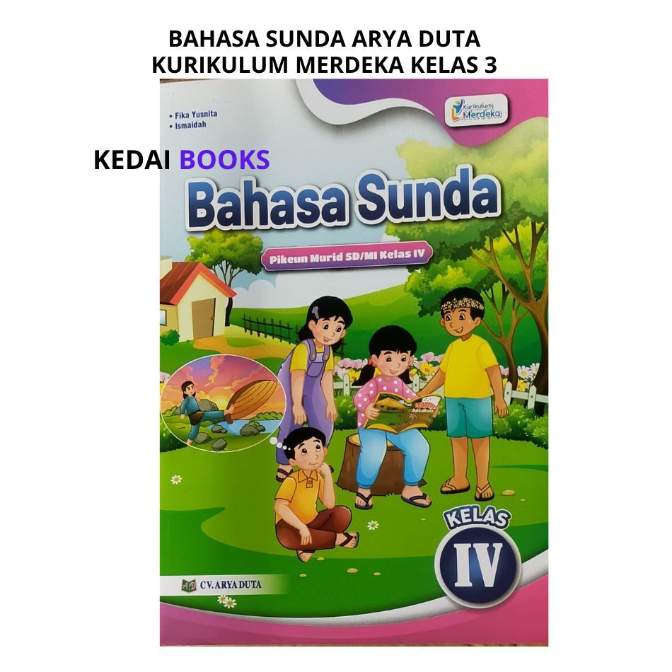 Buku Kelas 4 Bahasa Sunda Penerbit Arya Duta Kurikulum Merdeka