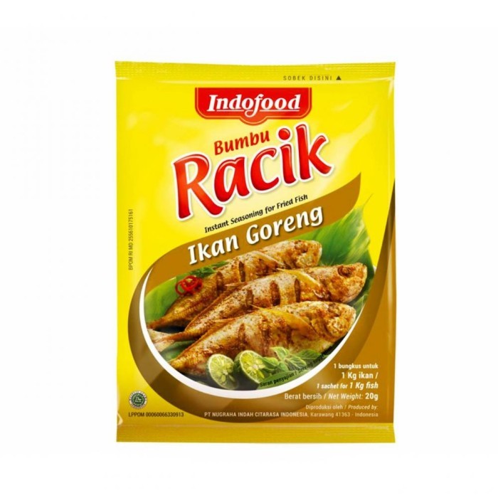 

INDOFOOD | BUMBU RACIK IKAN GORENG 20g / pcs