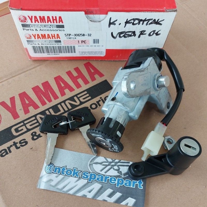 Kunci Kontak Set Kunci Jok Bagasi Jupiter Z Burhan Vega R New 2006 - 2008 Original Genuine Yamaha 5T