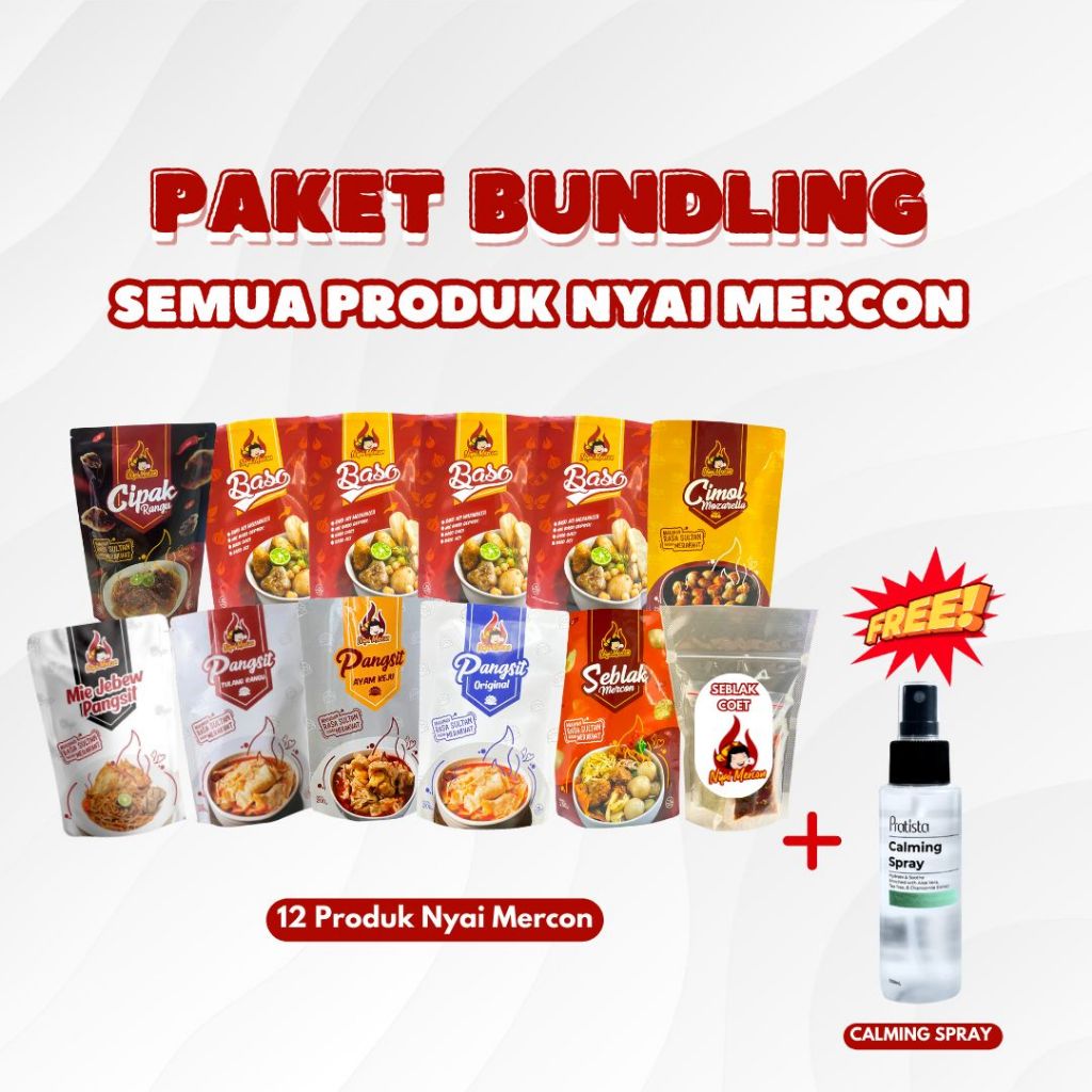 

[FREE Face Mist Pratista] Paket Bundling All Varian Nyai Mercon