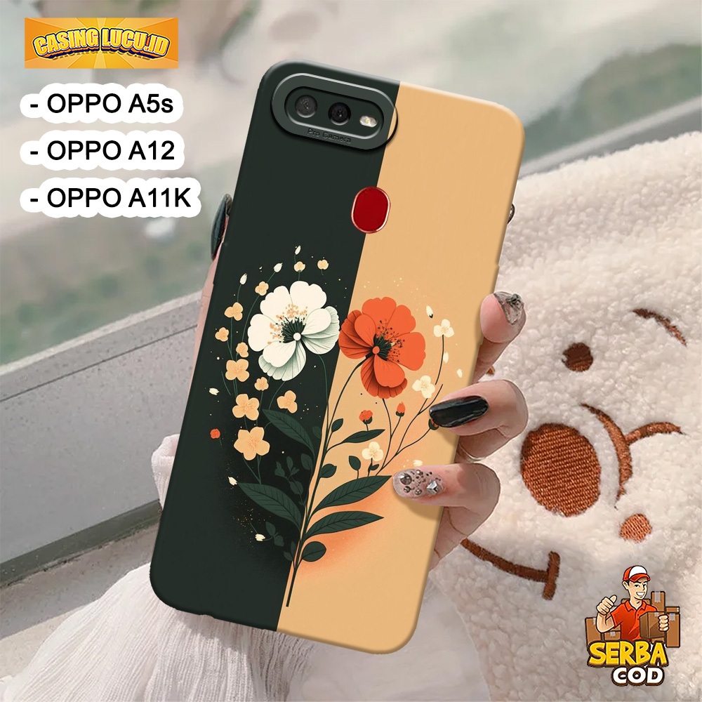 Case Oppo A5s / A12 / A11k - Fashion Case Aesthetic - Softcase Oppo A5s / A12 / A11k - Casing Hp - K