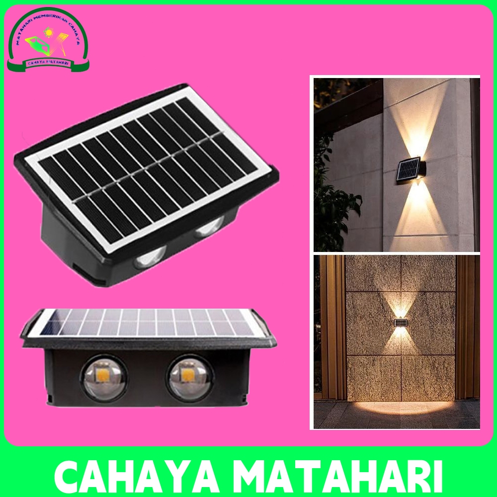 Lampu Dinding Tenaga Surya Led Luar Ruangan Baru/Lampu Taman Tenaga Surya COB/Lampu Dinding Tenaga S