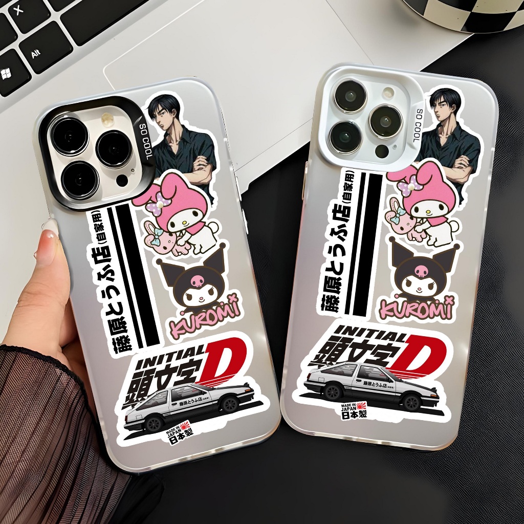 case "INITIAL D" Compatible for Redmi 9A/9C/10/12C/12/13C/13T/Note 8/Note 9/Note 10/Note 11/Note 12 