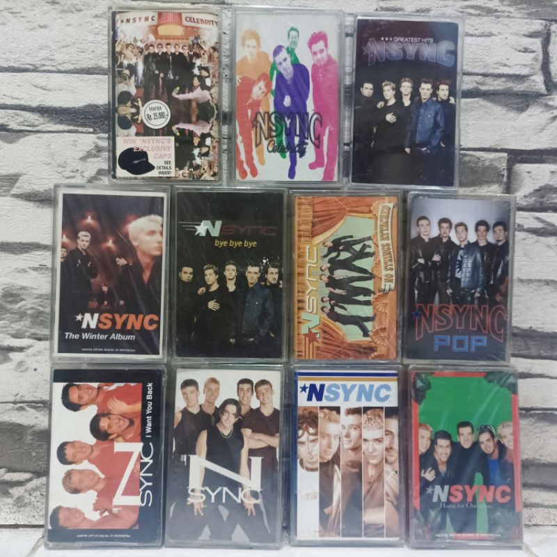 Kaset Pita *NSYNC Justin Timberlake Self-titled I Want You Back Home For Christmas The Winter Album 