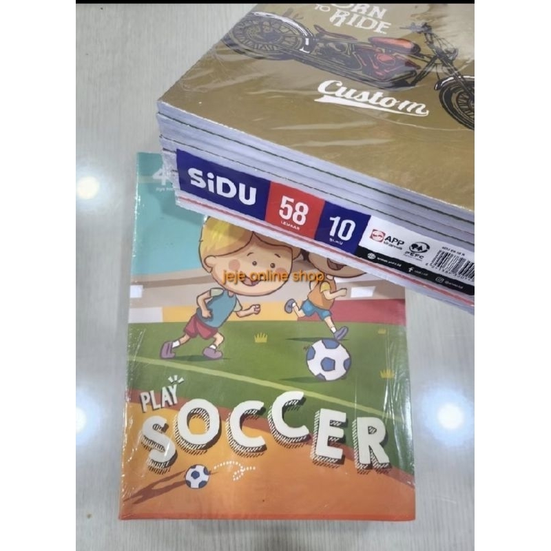 

PROMOO!!! BUKU TULIS SIDU ISI 58 LEMBAR 1 PACK ISI 10 BUKU