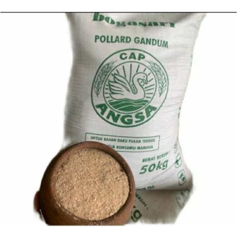Pollard Cap Angsa Pakan ternak COMBORAN Ternak 35kg