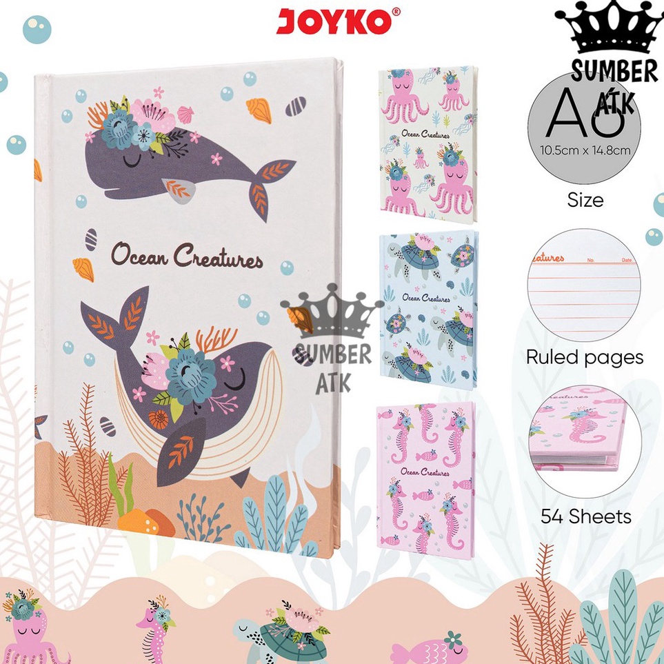 

AYO BELI Buku Tulis Catatan Jurnal Diary Joyko D1115OC18 Ocean Creatures