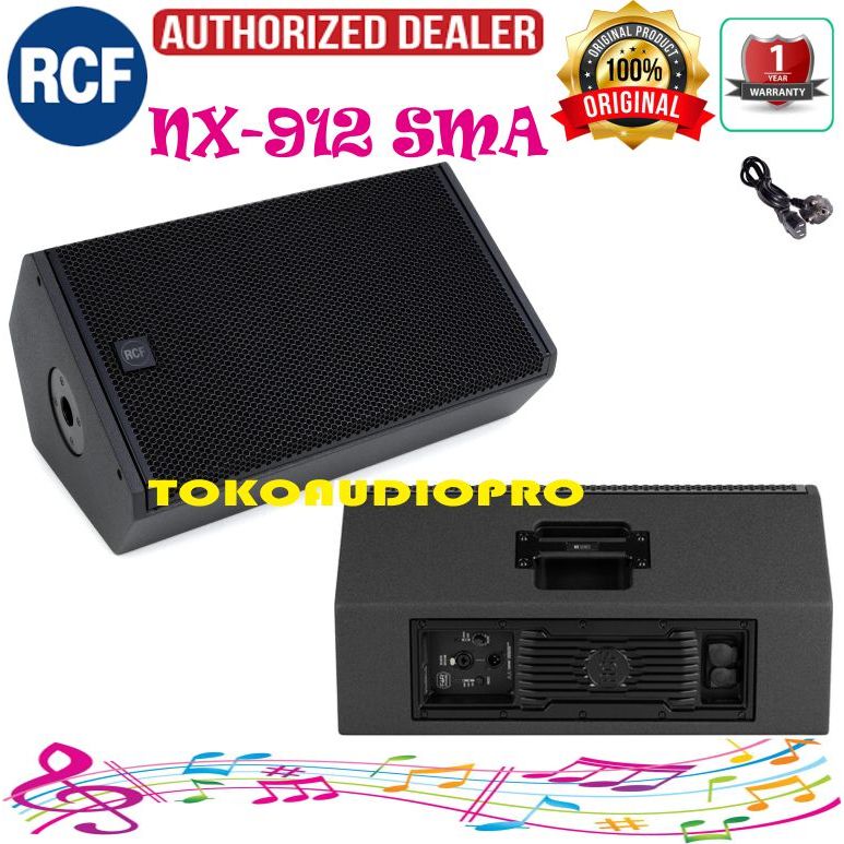 Speaker RCF NX 912-SMA 12" Speaker Aktif Monitor Stage RCf NX912 SMA