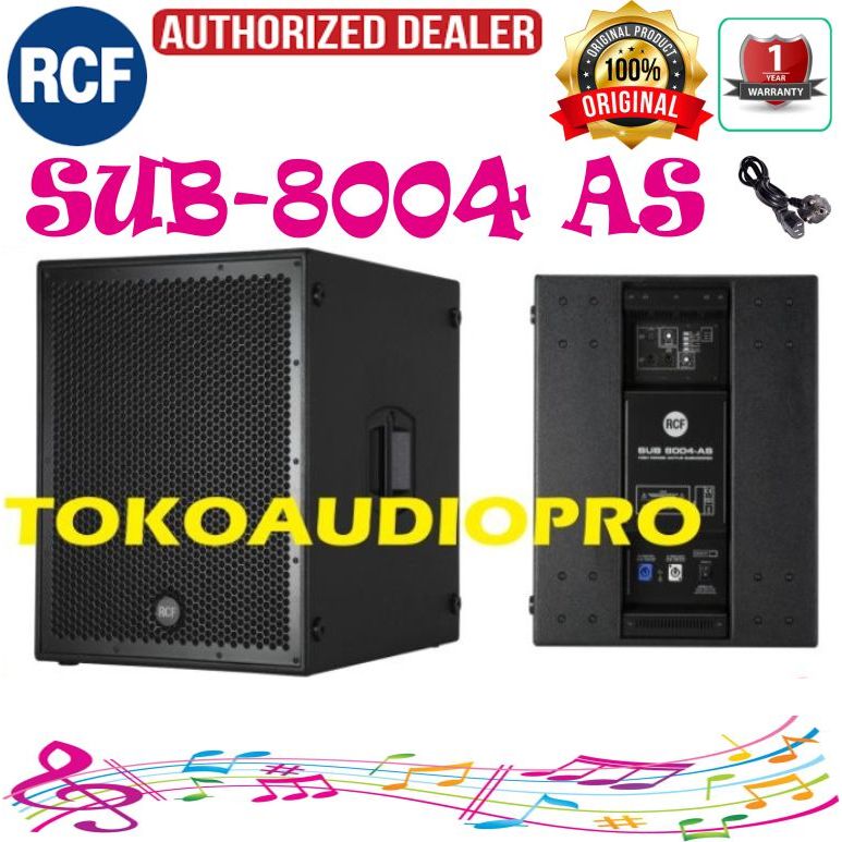 Subwoofer RCF SUB 8004 AS Active High Power Subwoofer Aktif