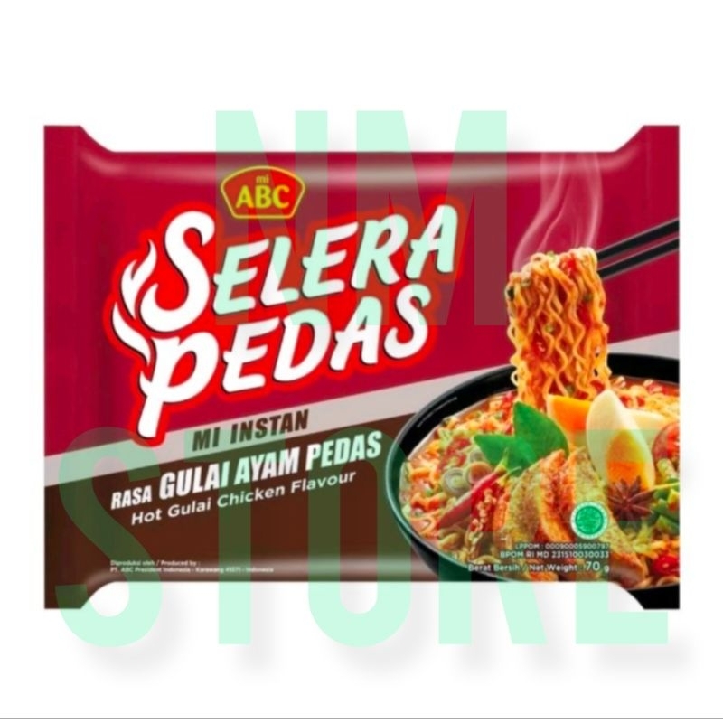 

Mie ABC Selera Pedas Gulai Ayam Pedas