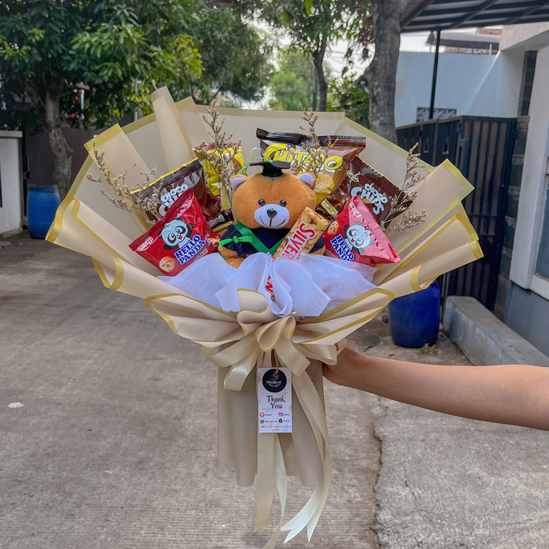 

Buket Boneka Wisuda Snack Premium