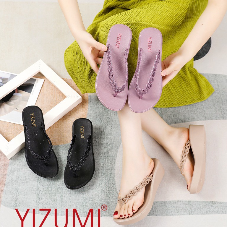 Big Sale SENDAL JEPIT WANITA SANDAL YIZUMI SANDAL JEPIT HAK WANITA  L533