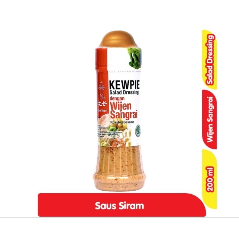 

KEWPIE Salad Dressing Wijen Sangrai Botol 200 ml(dinyshop)