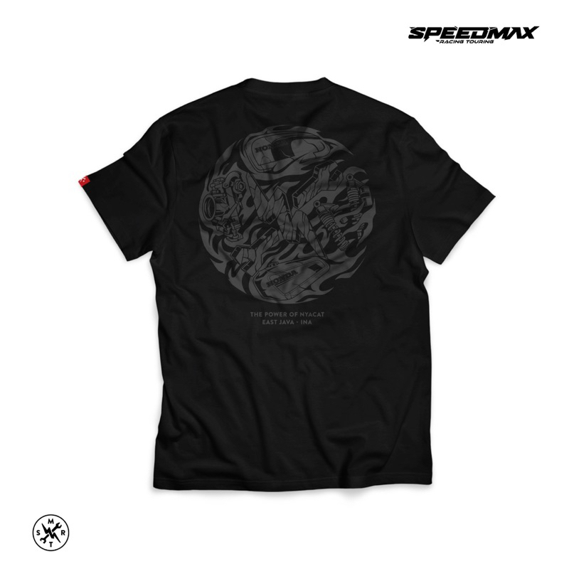 Smrt Project - Tshirt Smrt black fire #14