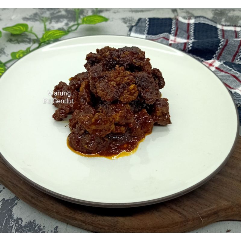 

Tetelan pedas masak kecap