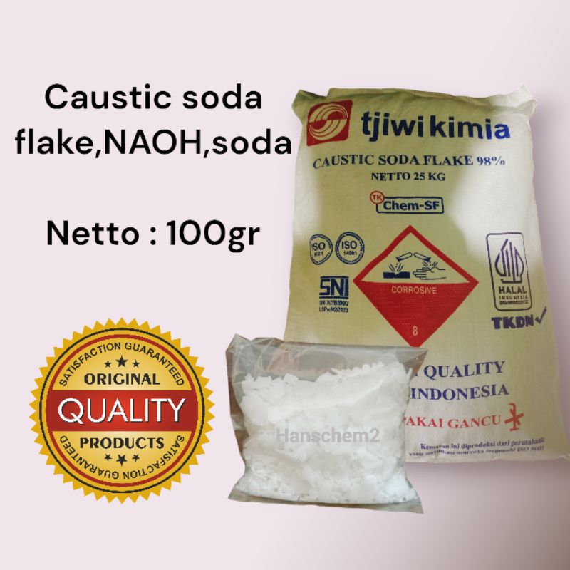 caustic soda flake/NAOH/soda api@100gr