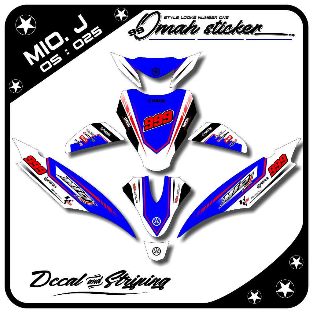 decal mio j full body .stiker decal mio j full body. ADT.025