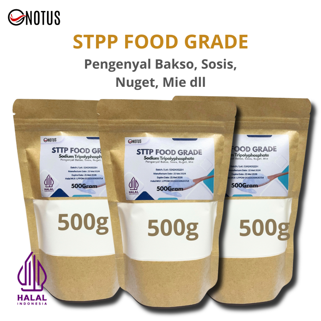 

STPP Food Grade Pengenyal Bakso, Nuget, Sosis, Mie , Halal