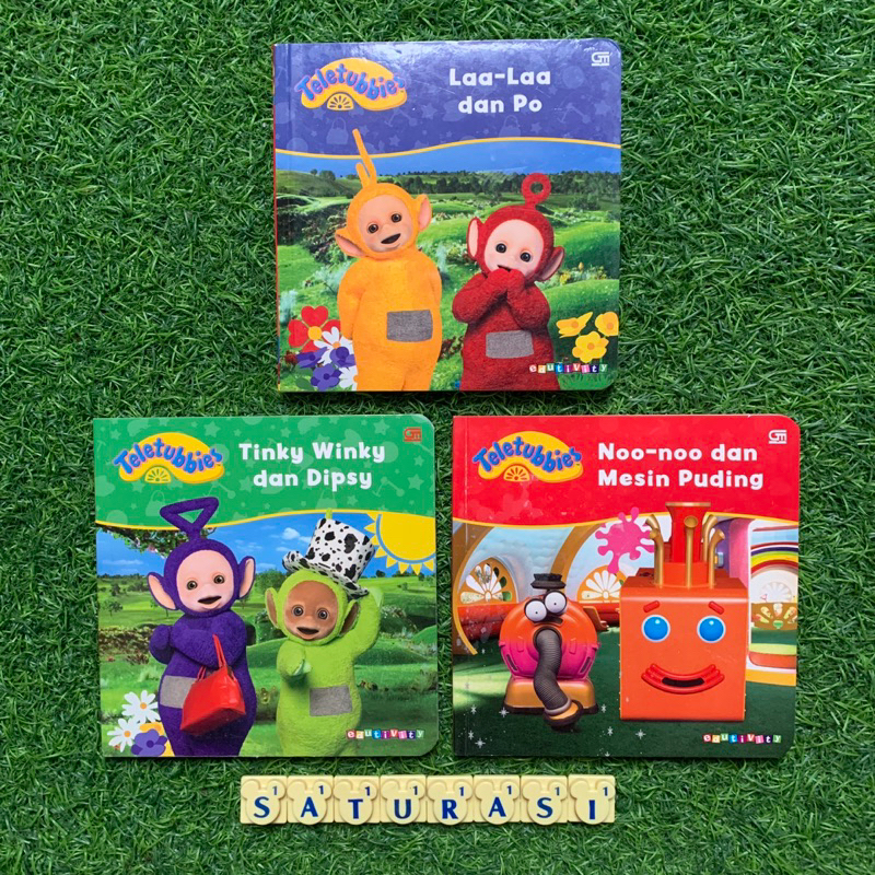 (Saturasi Preloved) Board Book Teletubbies  - Buku Cerita Anak
