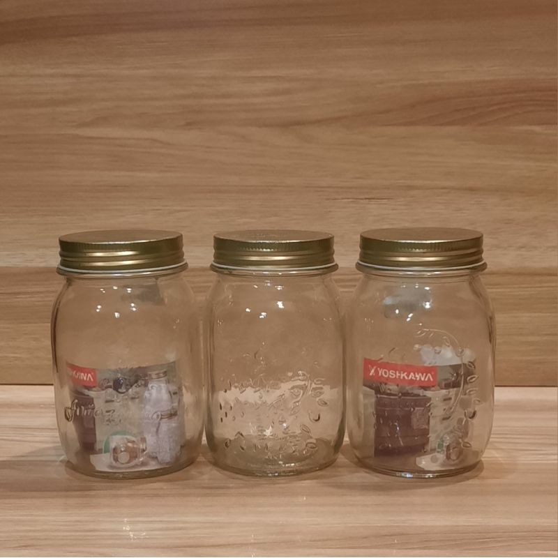 Toples Kaca 600 ml / Toples Jar Bening Yosikawa