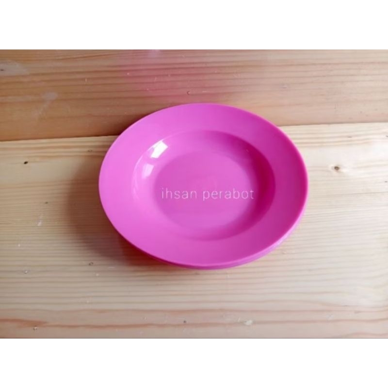 (12pcs) Piring/Piring plastik/Piring tatakan mangkok/Piring visine/Piring Murah/Tatakan mangkok/Piri