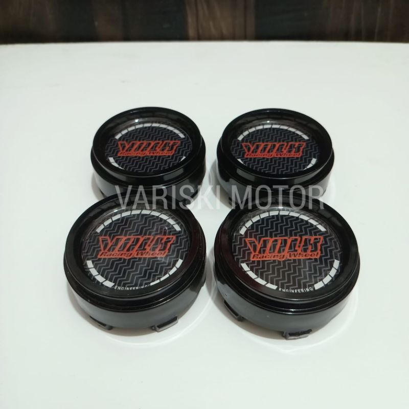 dop roda tutup velg racing diameter 6,5 cm