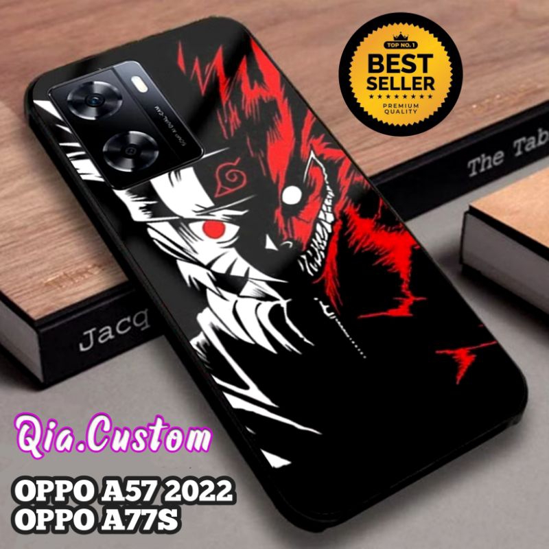 Promo COD Case Oppo A57 2022 / Oppo A77S Terbaru Fashion Gambar Anime Naruto Motif Aesthetic  Casing