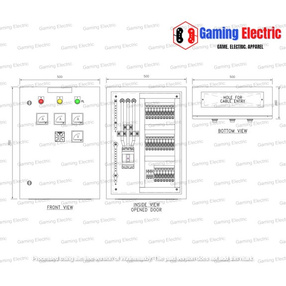 Panel Distribusi 23.000VA/23Kva Custom 2