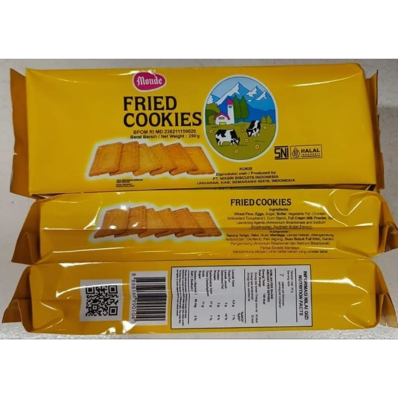 

Monde Fried Cookies 200gr