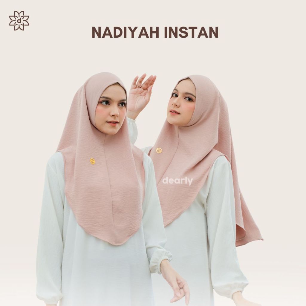 Hijab Instan Crinkle Malay Bergo Crinkle Nadiyah Instan