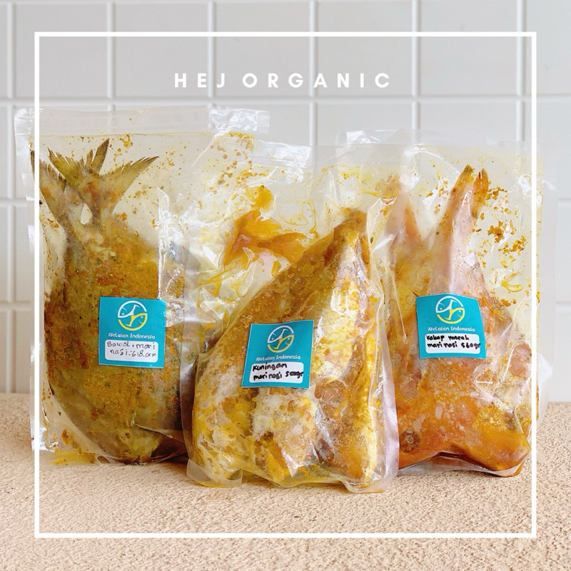 

Ikan Bawal Laut, Kakap Laut, Kuningan Laut Marinasi Tanpa Msg Tanpa Pengawet