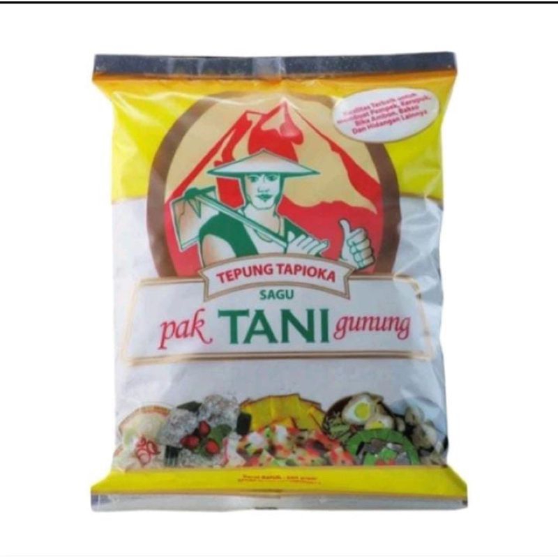 

TEPUNG TAPIOKA/TEPUNG TAPIOKA SAGU PAK TANI 500gr