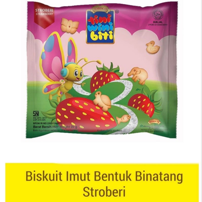 

Tini Wini Biti rasa Stroberi 18gr x 10pcs rencengan