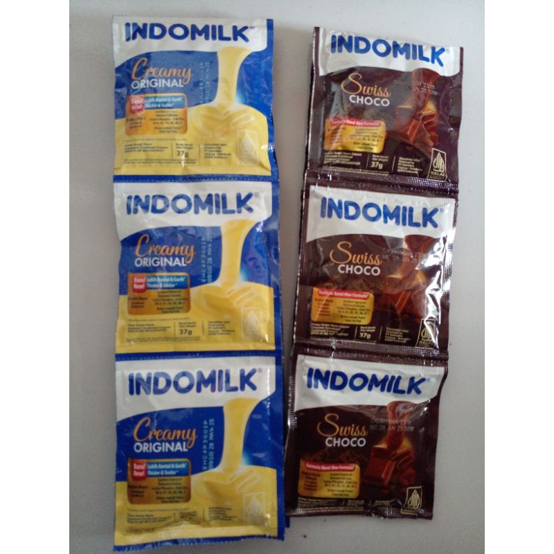 

SUSU INDOMILK sacet ( 1renteng 6 biji )