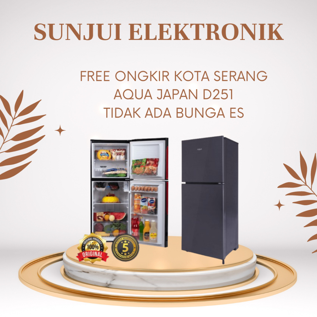 KULKAS 2 PINTU AQUA AQR-D251